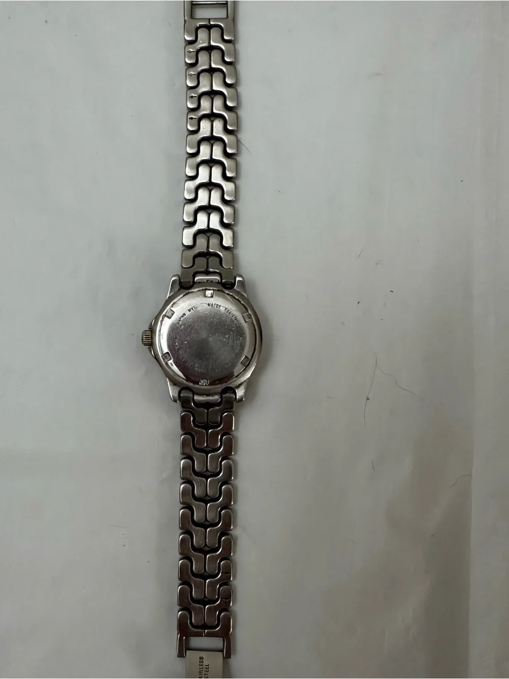 Bulova Pink Dial Two-Tone Silver and Gold Working Bracelet Watch